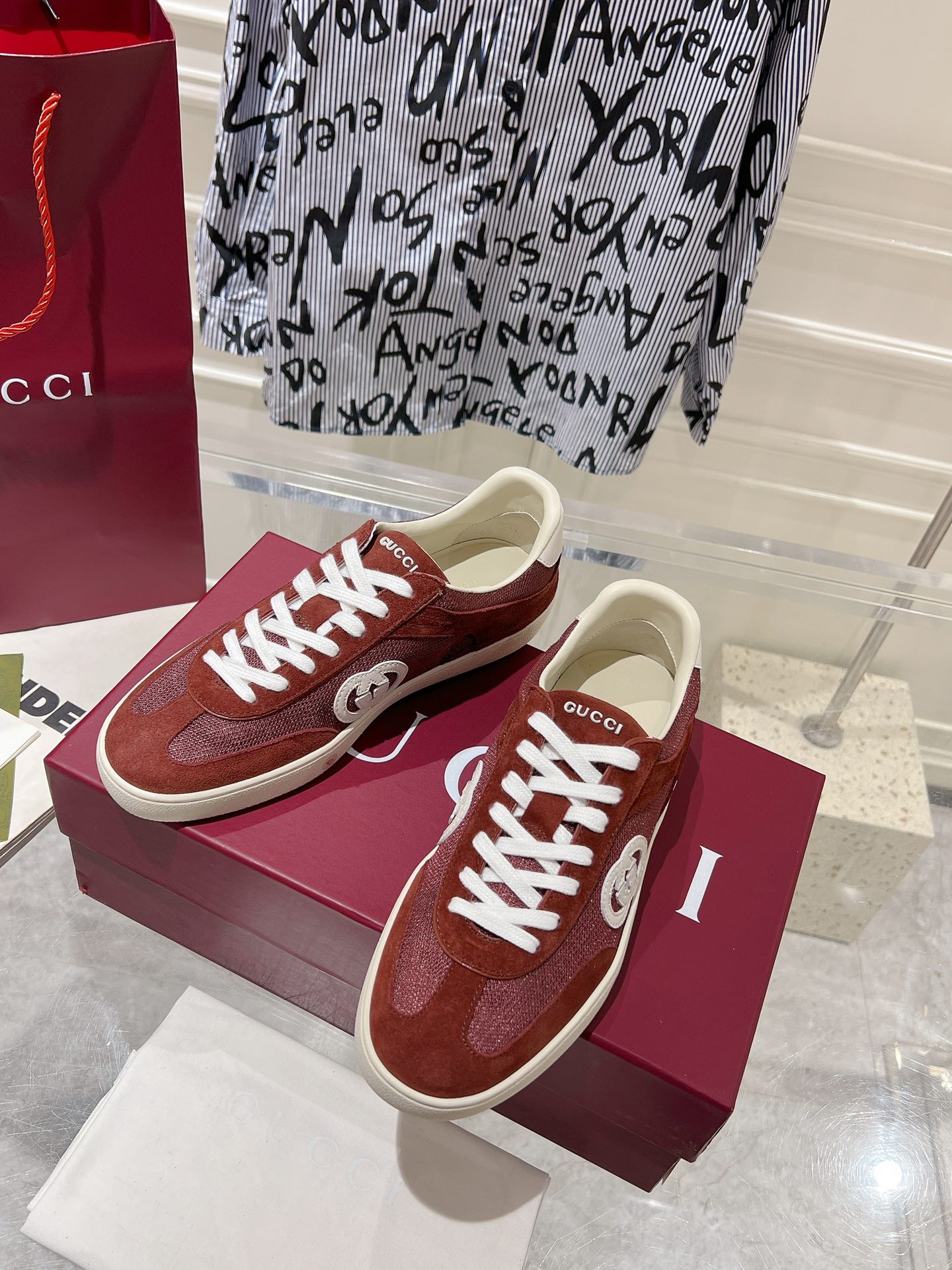 Sneakers Mesh Red