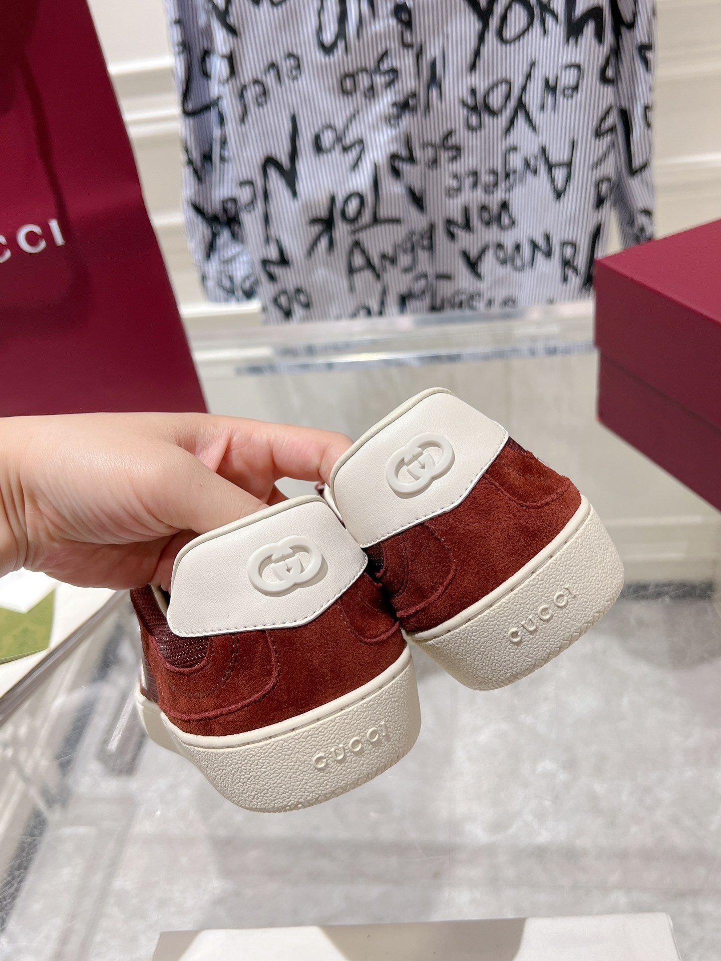Sneakers Mesh Red