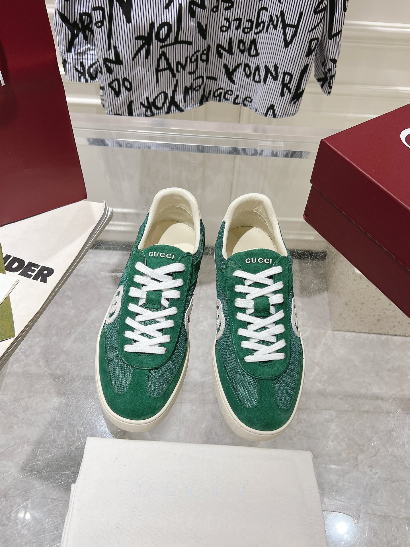 Sneakers Mesh Red