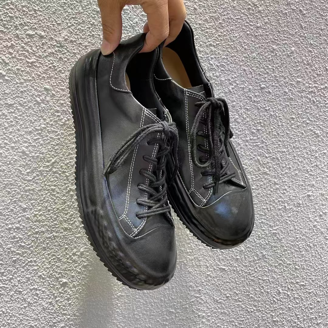 Leather Shoes Cow Leather Breathable 43