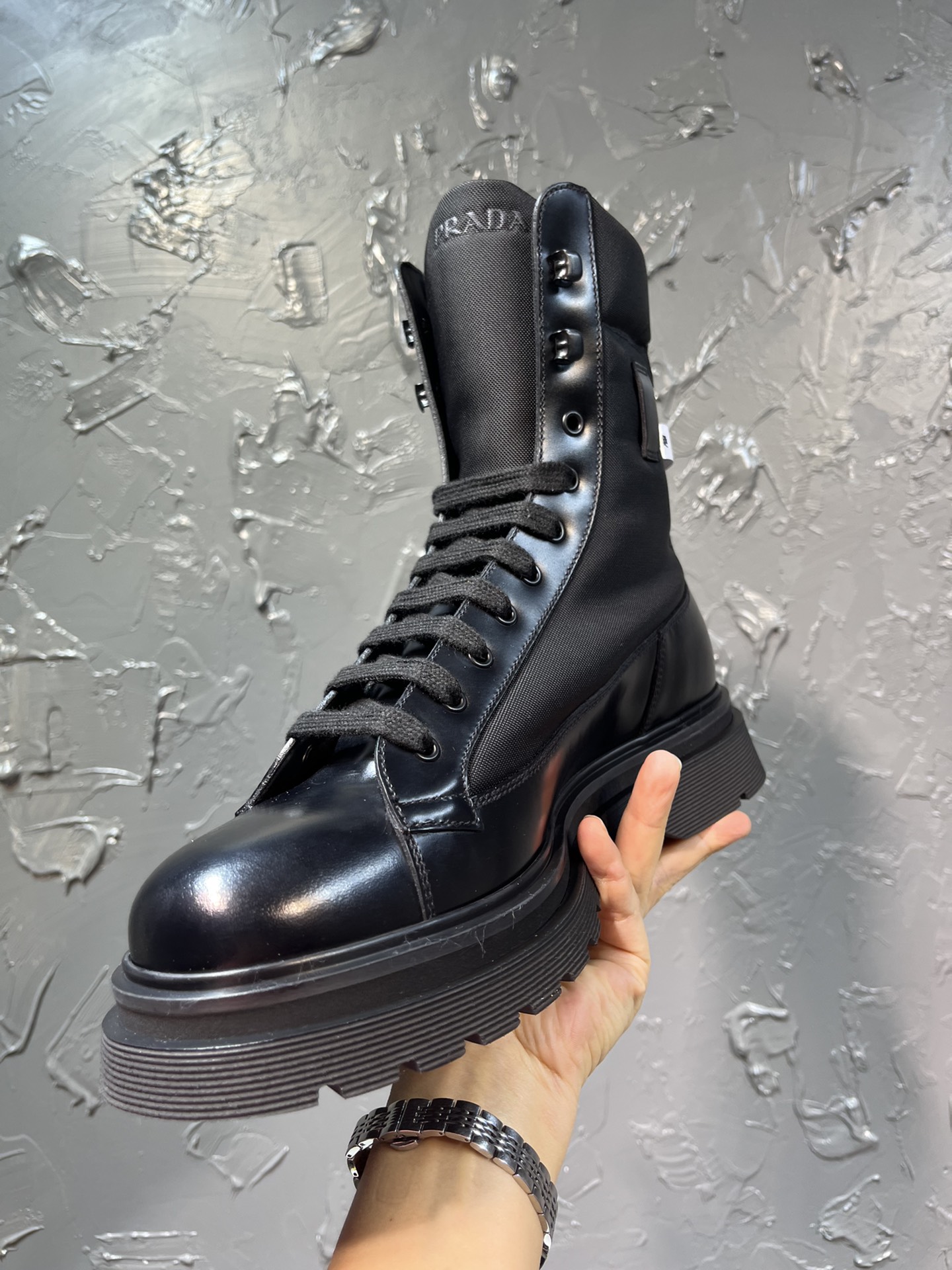 Adidas Dr. Martens Prada Boots Cow Leather M-l