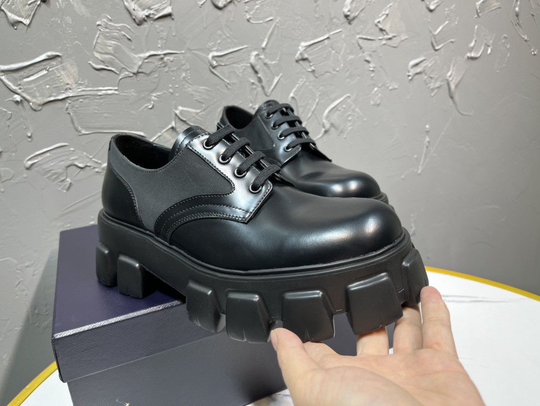 Adidas Prada Loafers Cow Leather M-l