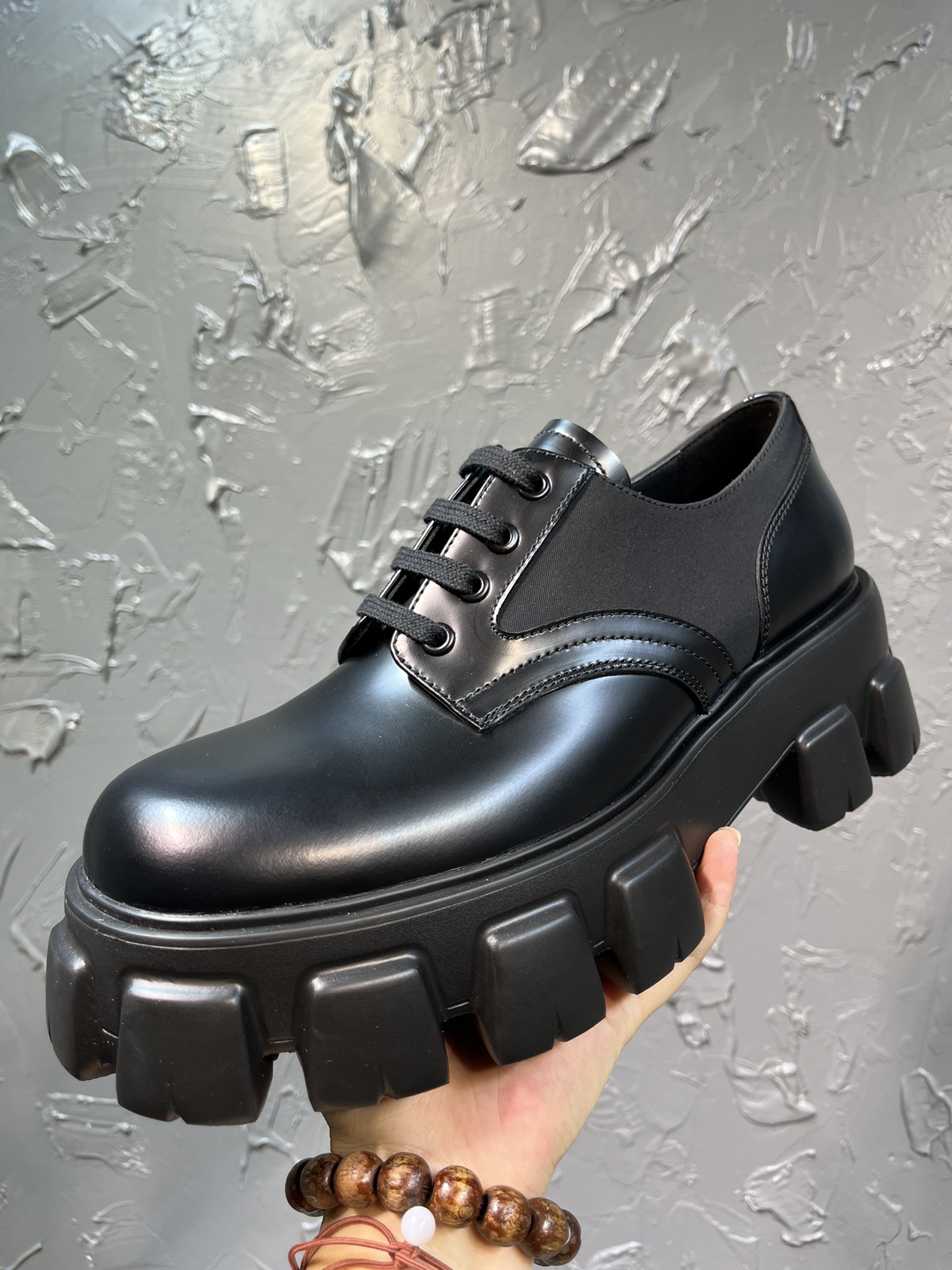 Adidas Prada Loafers Cow Leather M-l