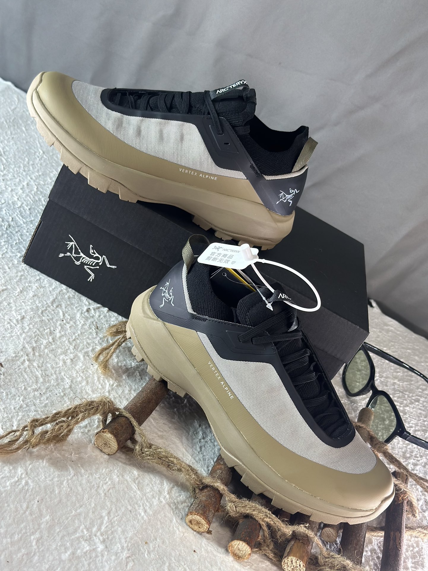 Arcteryx Basic Shoes Brown Breathable L