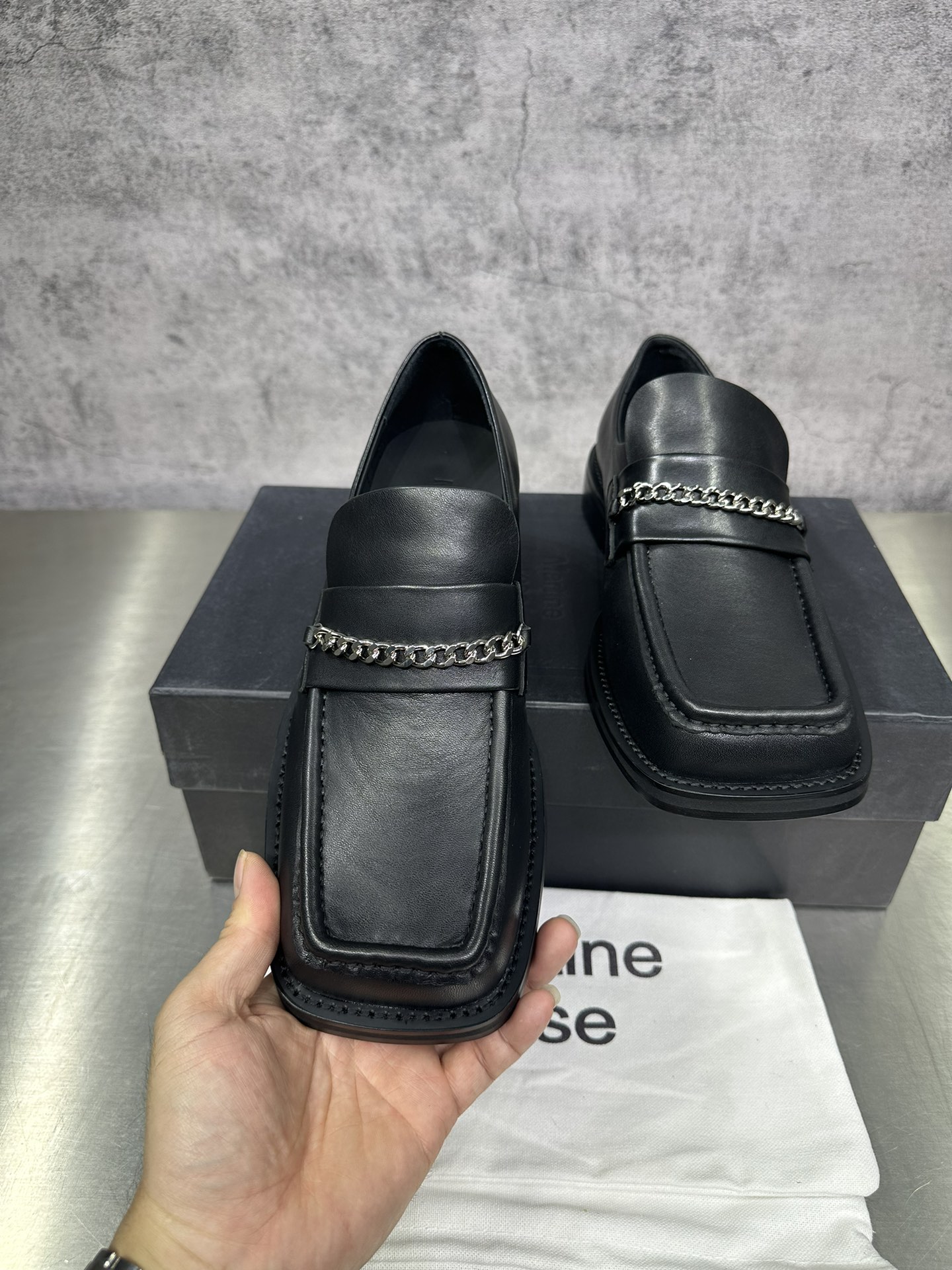 Leather Shoes Cow Leather 46