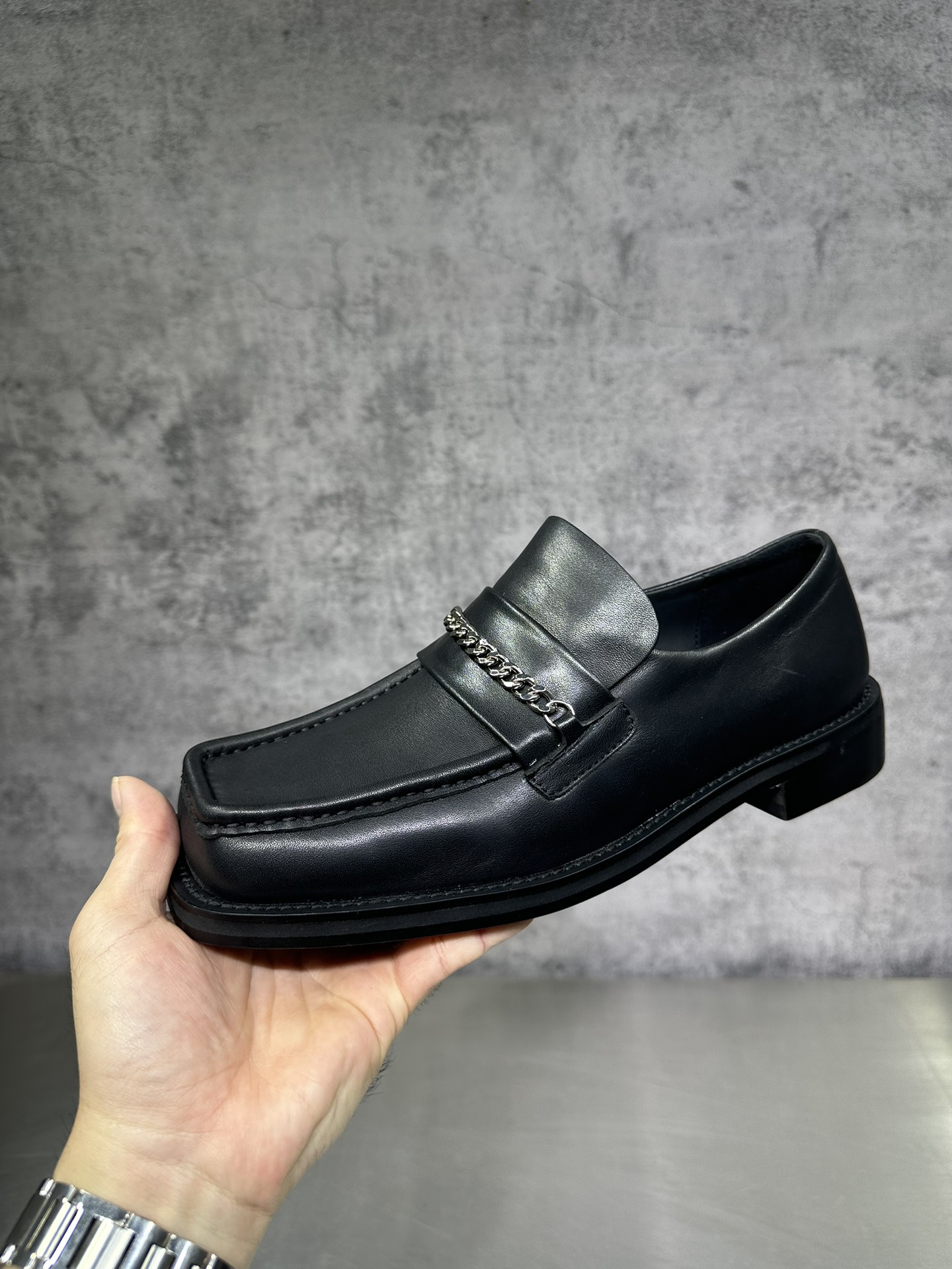 Leather Shoes Cow Leather 46