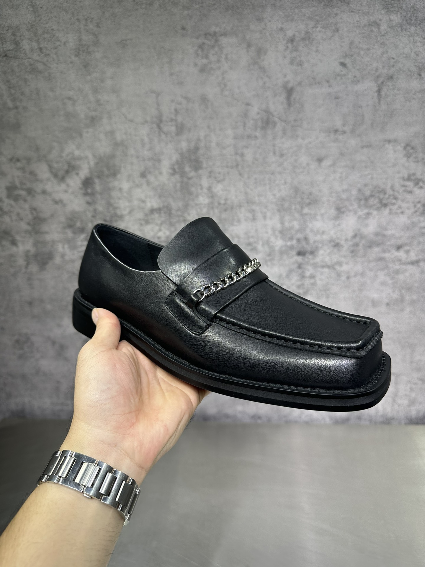 Leather Shoes Cow Leather 46
