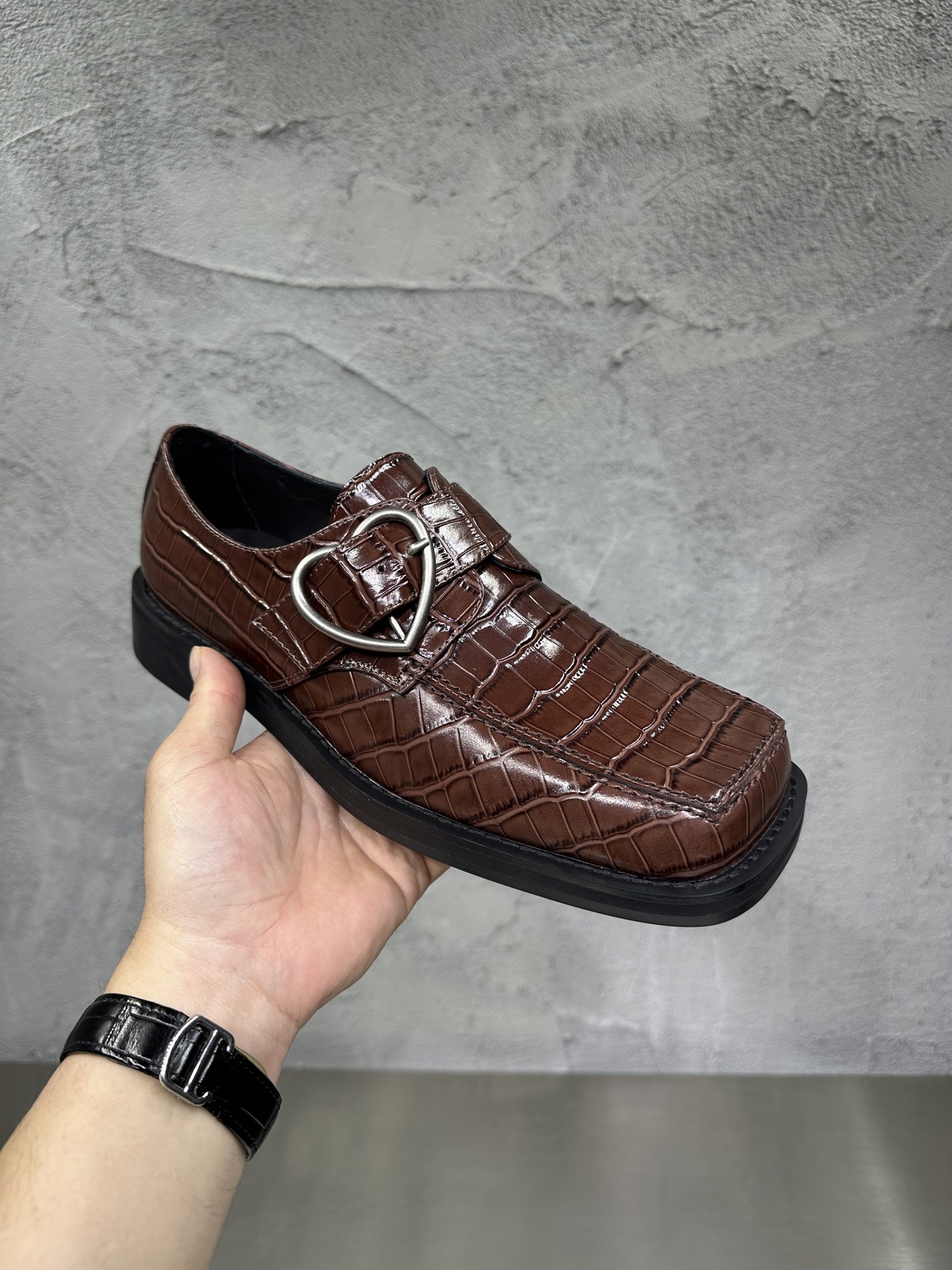 Leather Shoes Cow Leather 46