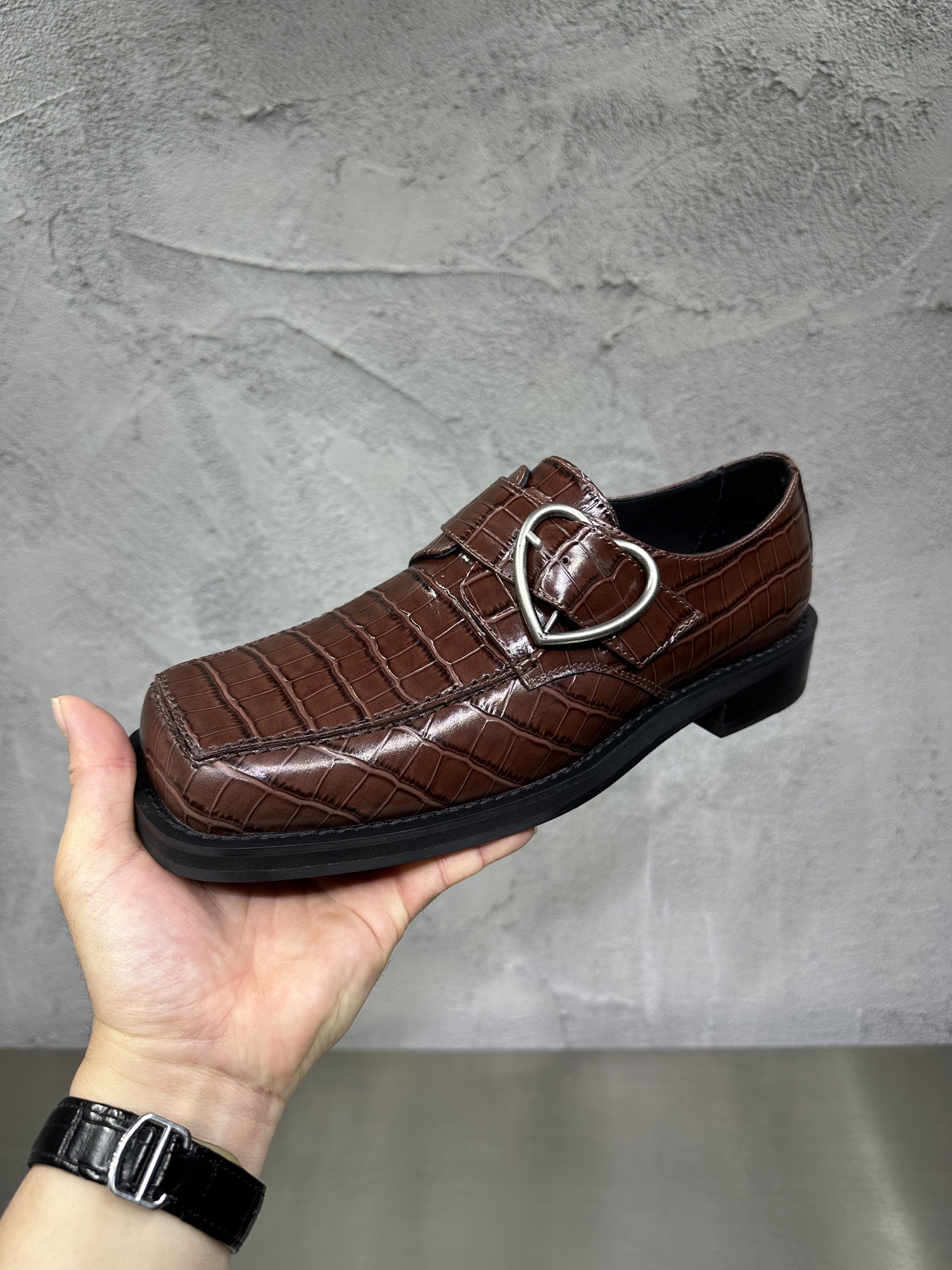 Leather Shoes Cow Leather 46