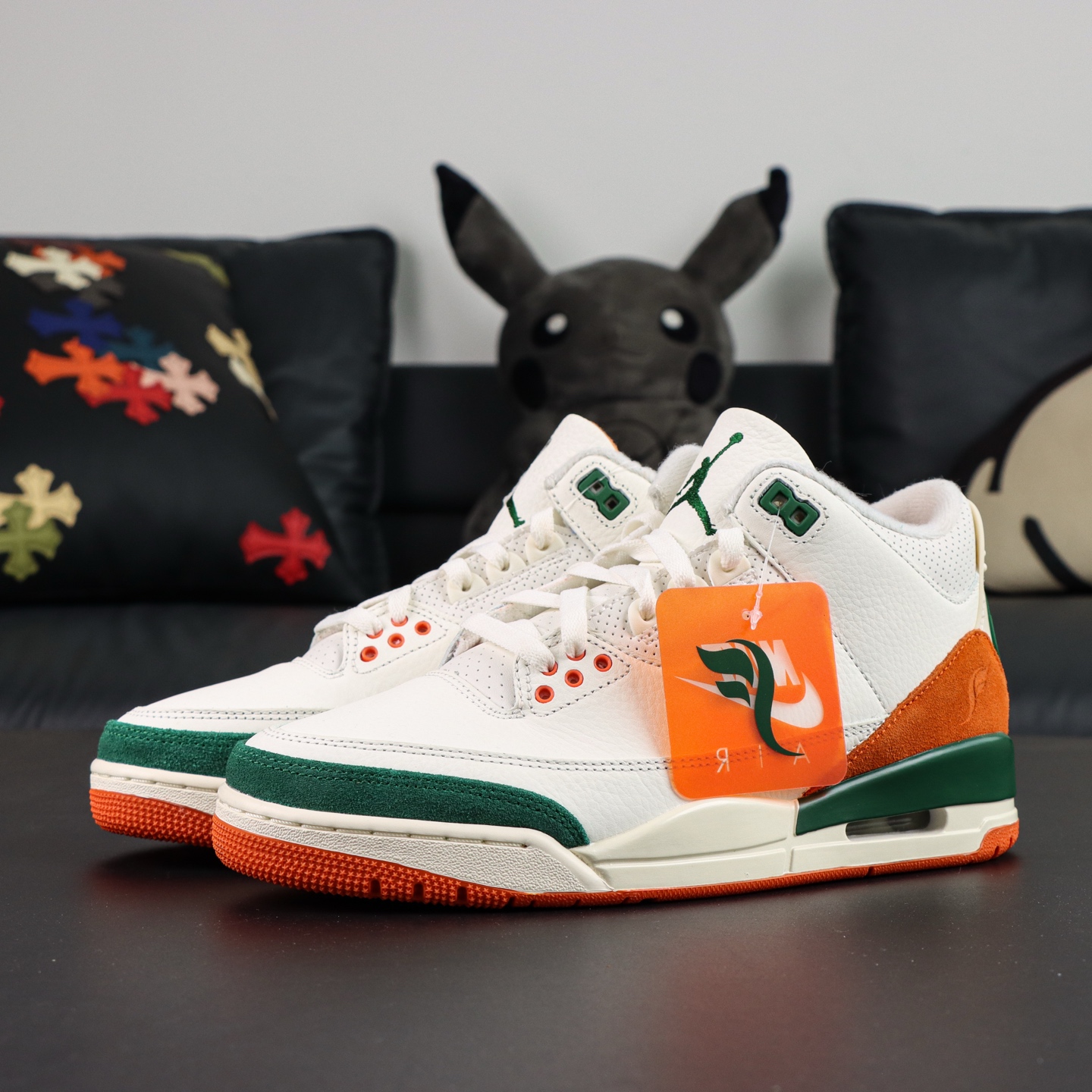 Jordan Nike Leather Shoes White M-l-s