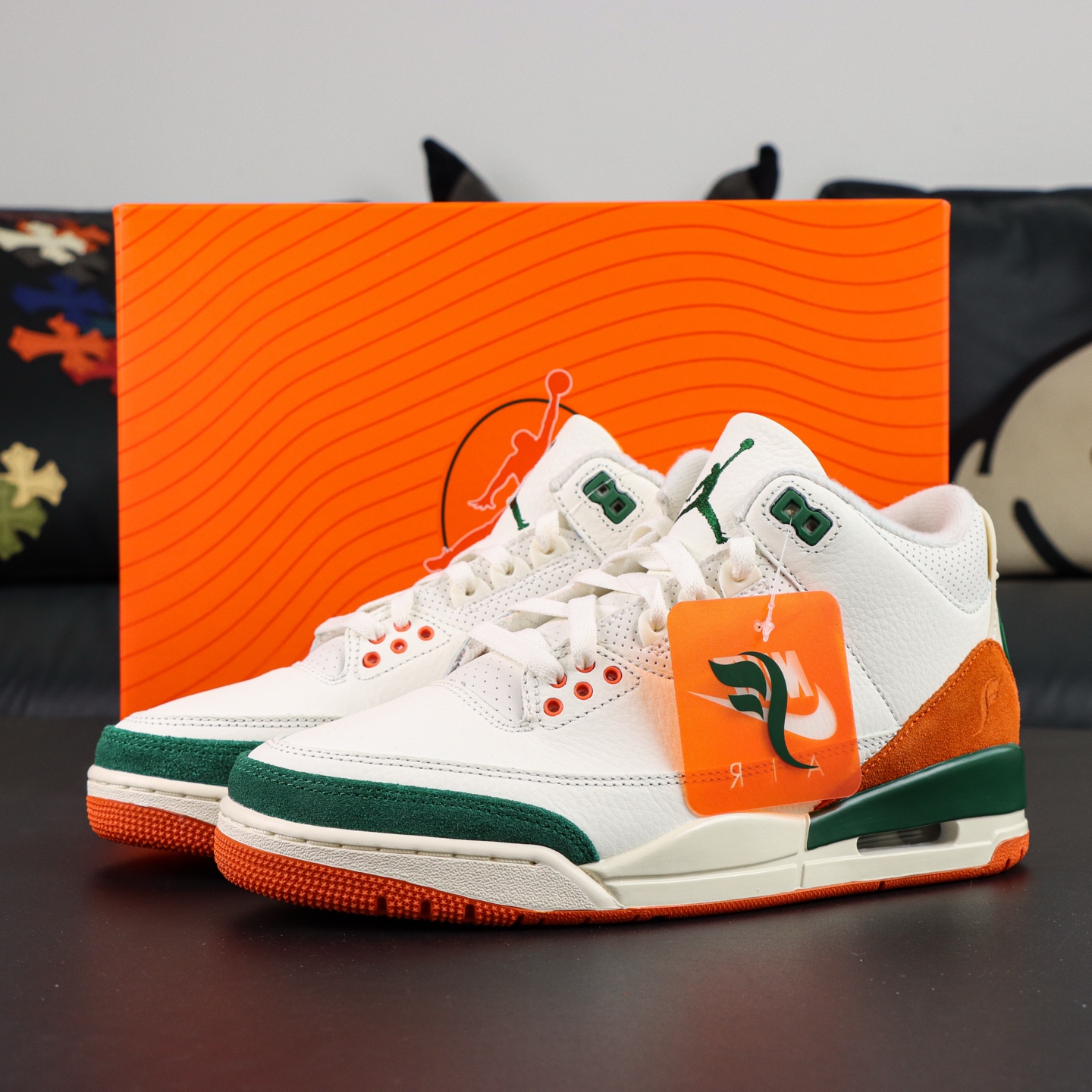 Jordan Nike Leather Shoes White M-l-s