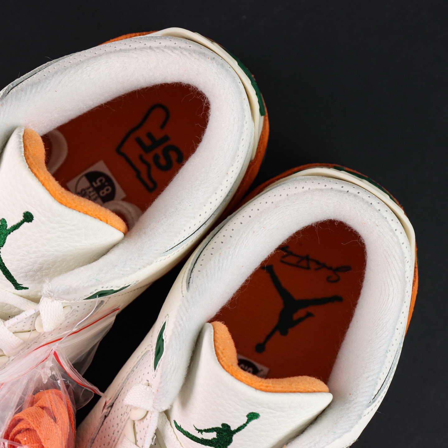 Jordan Nike Leather Shoes White M-l-s