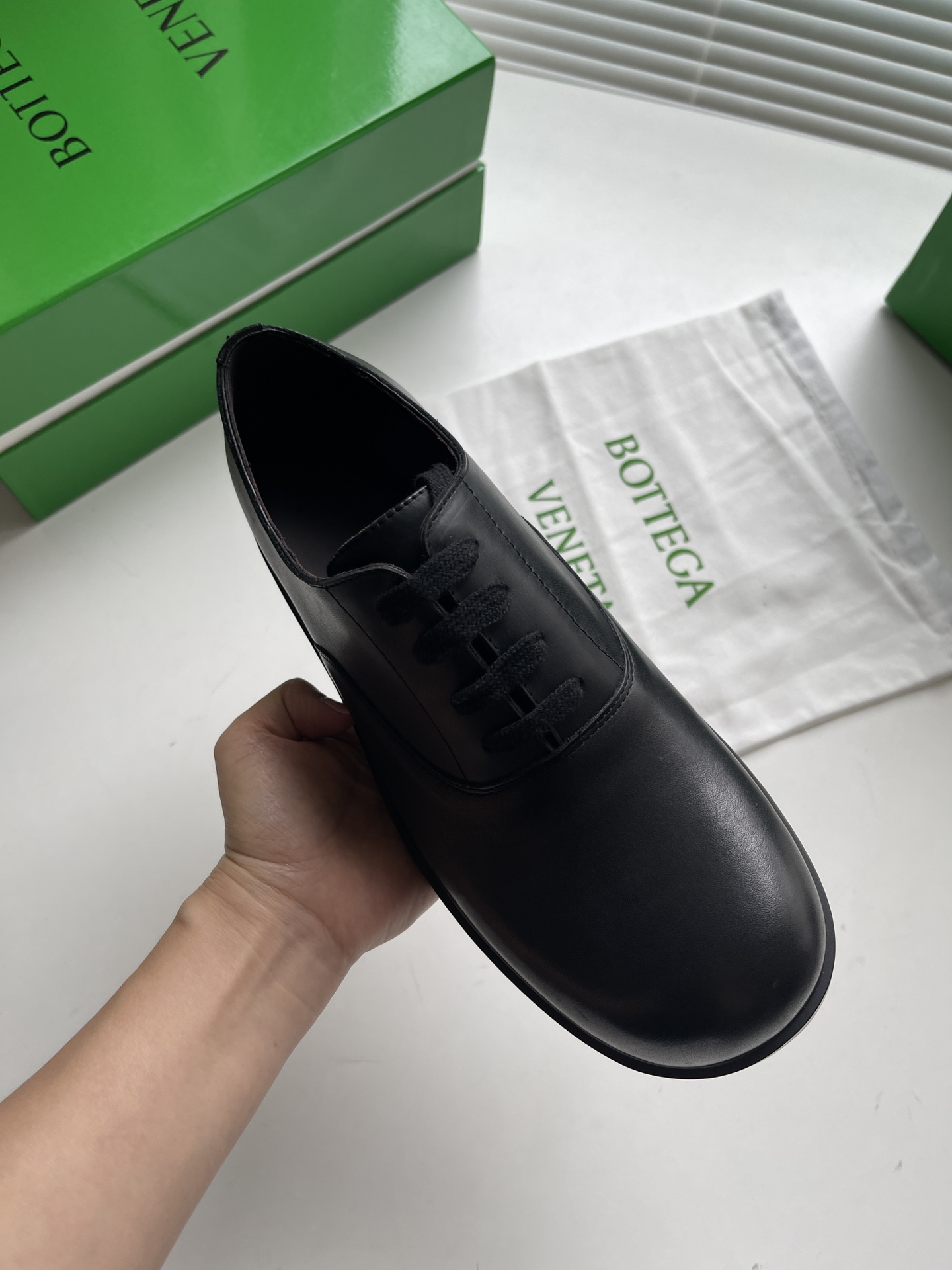 Bottega Veneta Leather Shoes Cow Leather Black