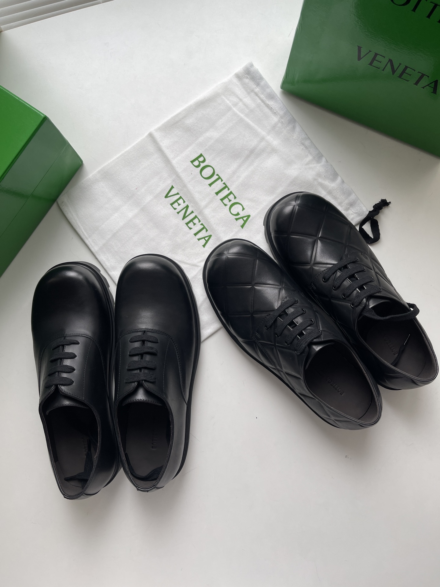 Bottega Veneta Leather Shoes Cow Leather Black