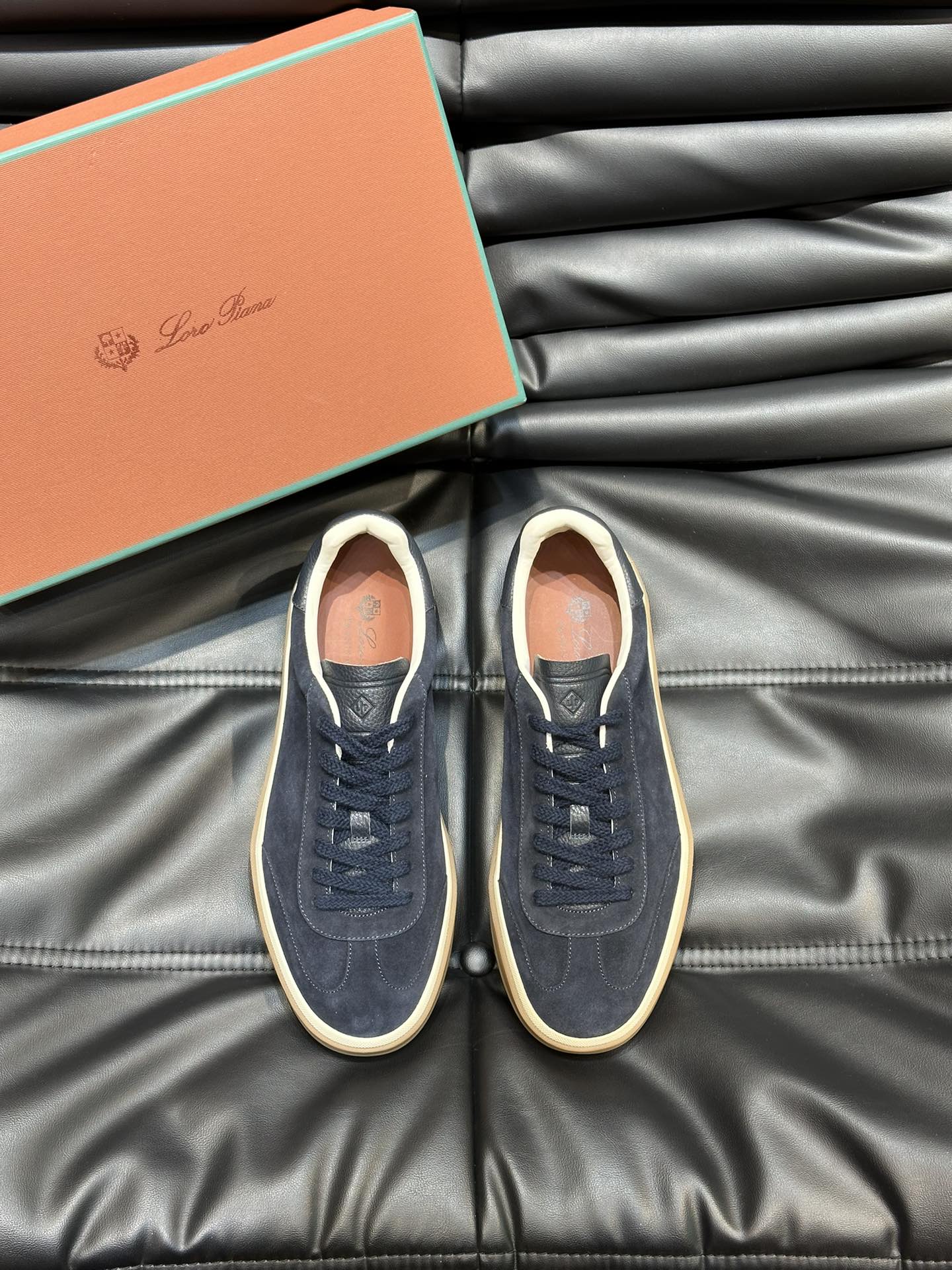 Loro Piana Couple Sneakers White Breathable L-s
