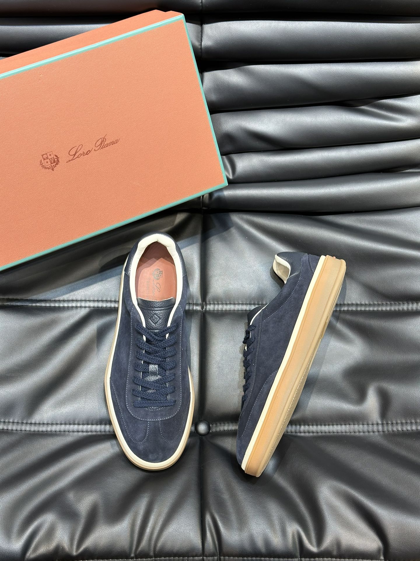 Loro Piana Couple Sneakers White Breathable L-s