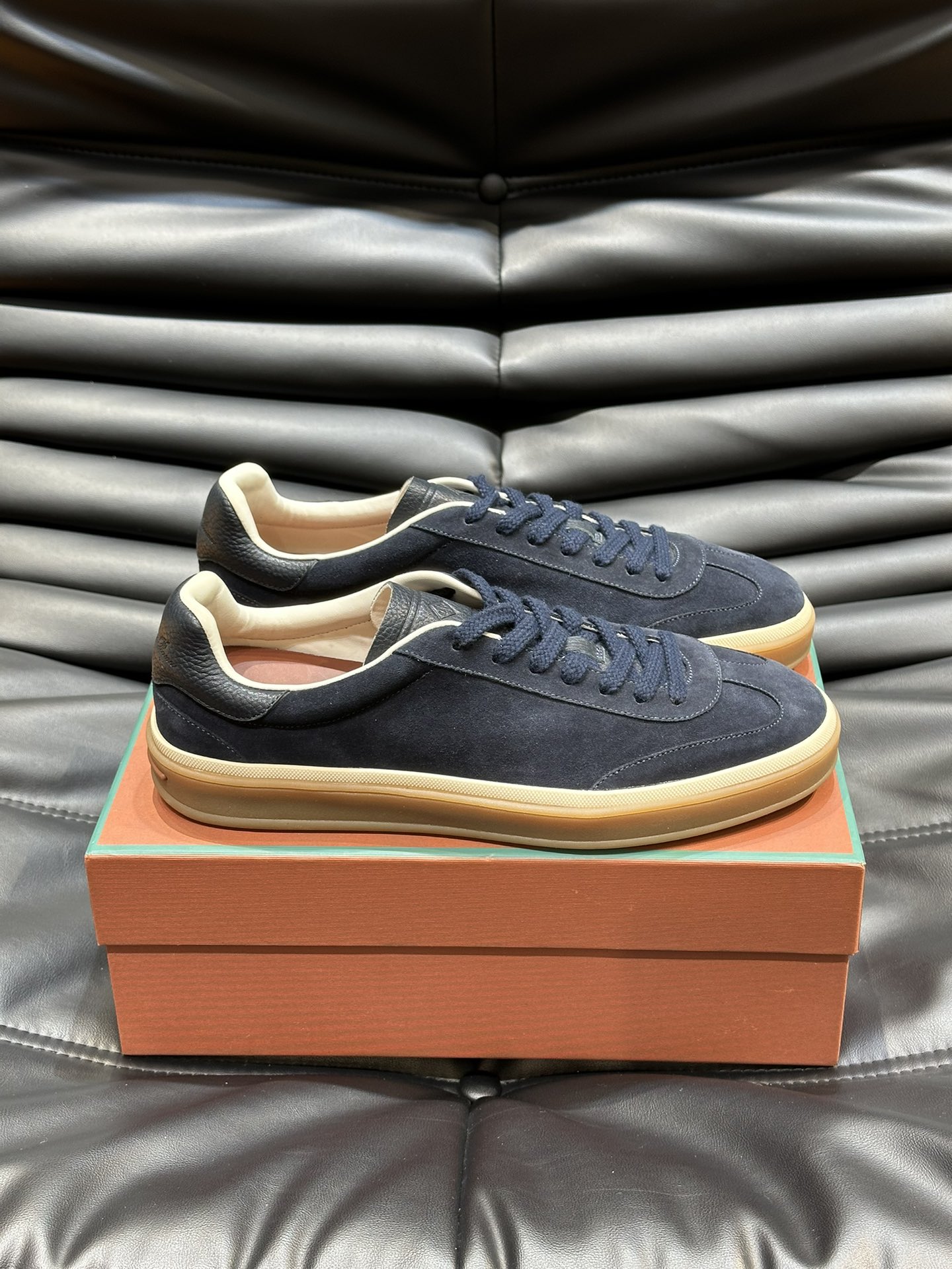 Loro Piana Couple Sneakers White Breathable L-s