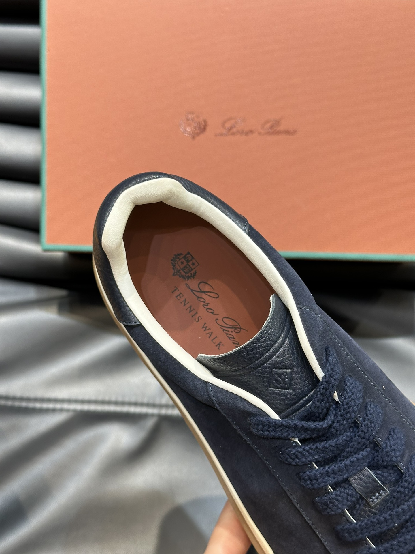 Loro Piana Couple Sneakers White Breathable L-s