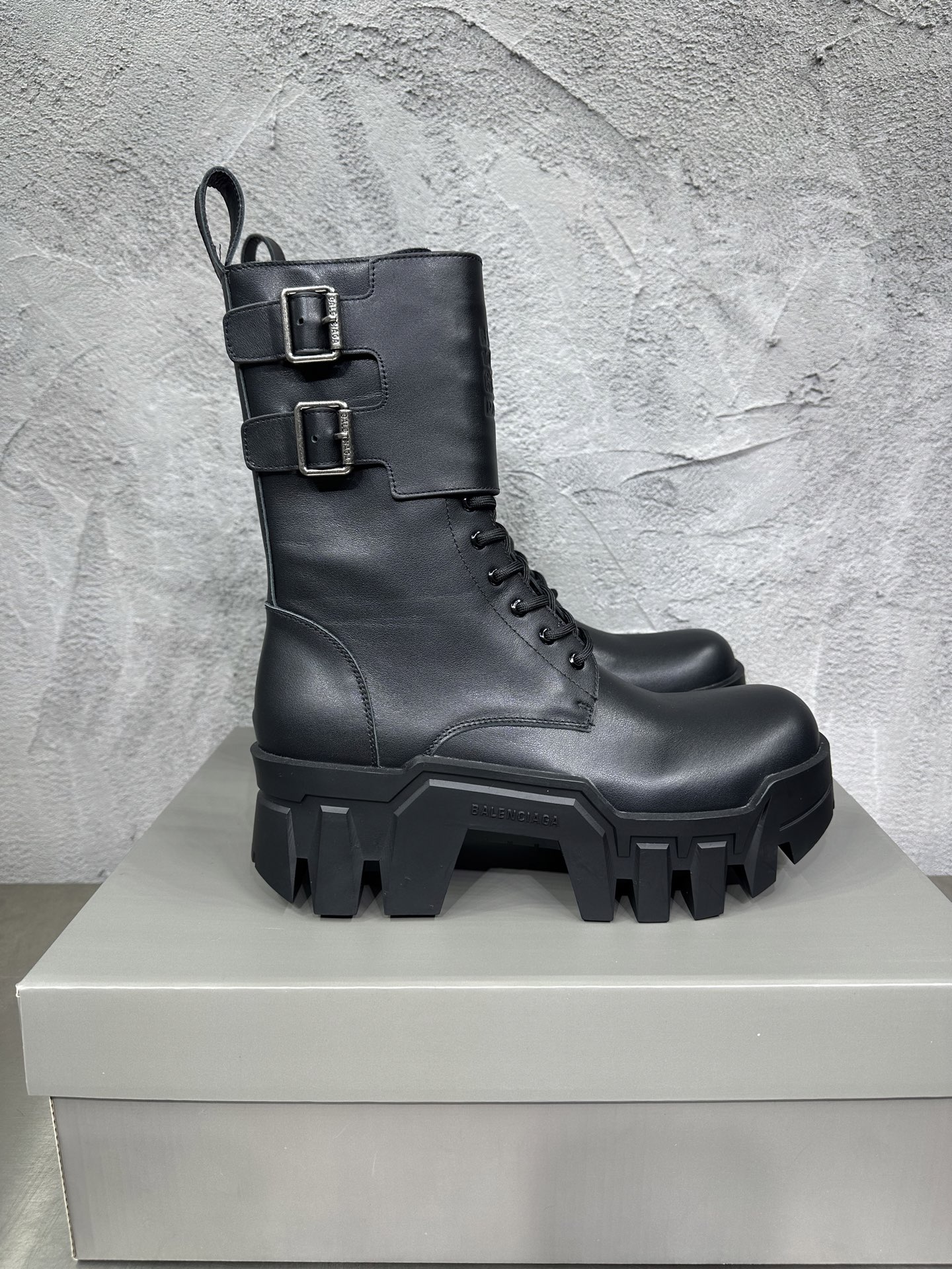 Leather Shoes Black L
