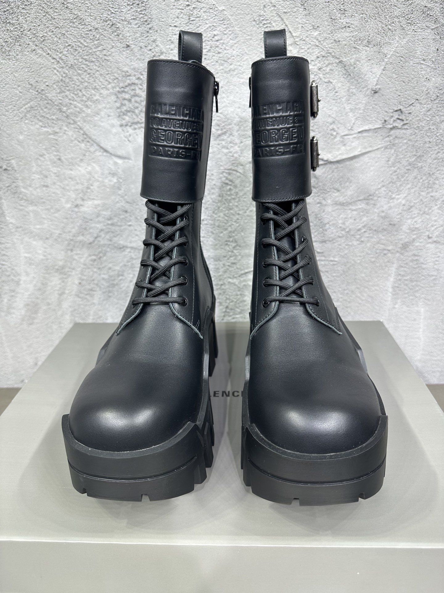 Leather Shoes Black L