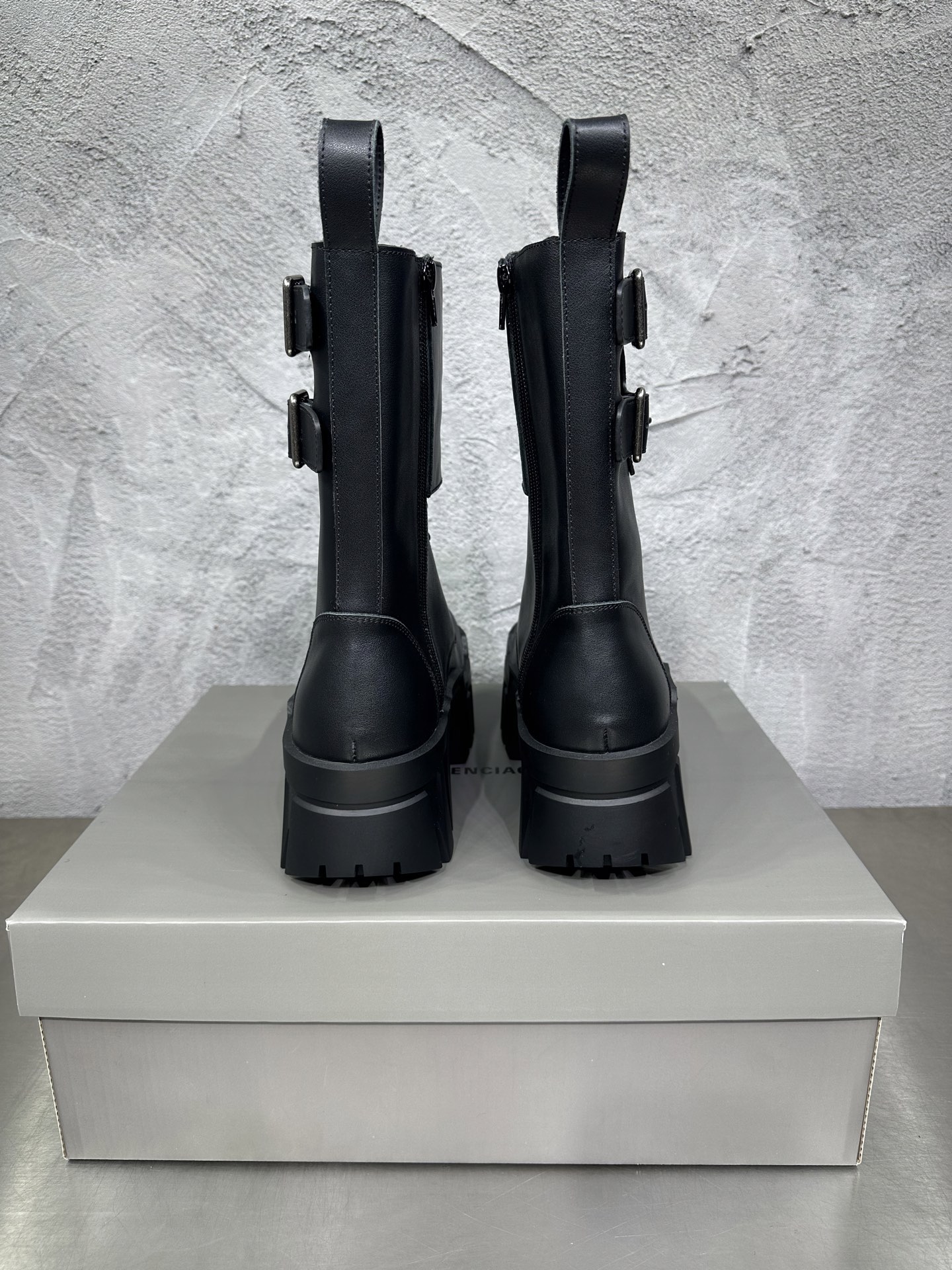 Leather Shoes Black L