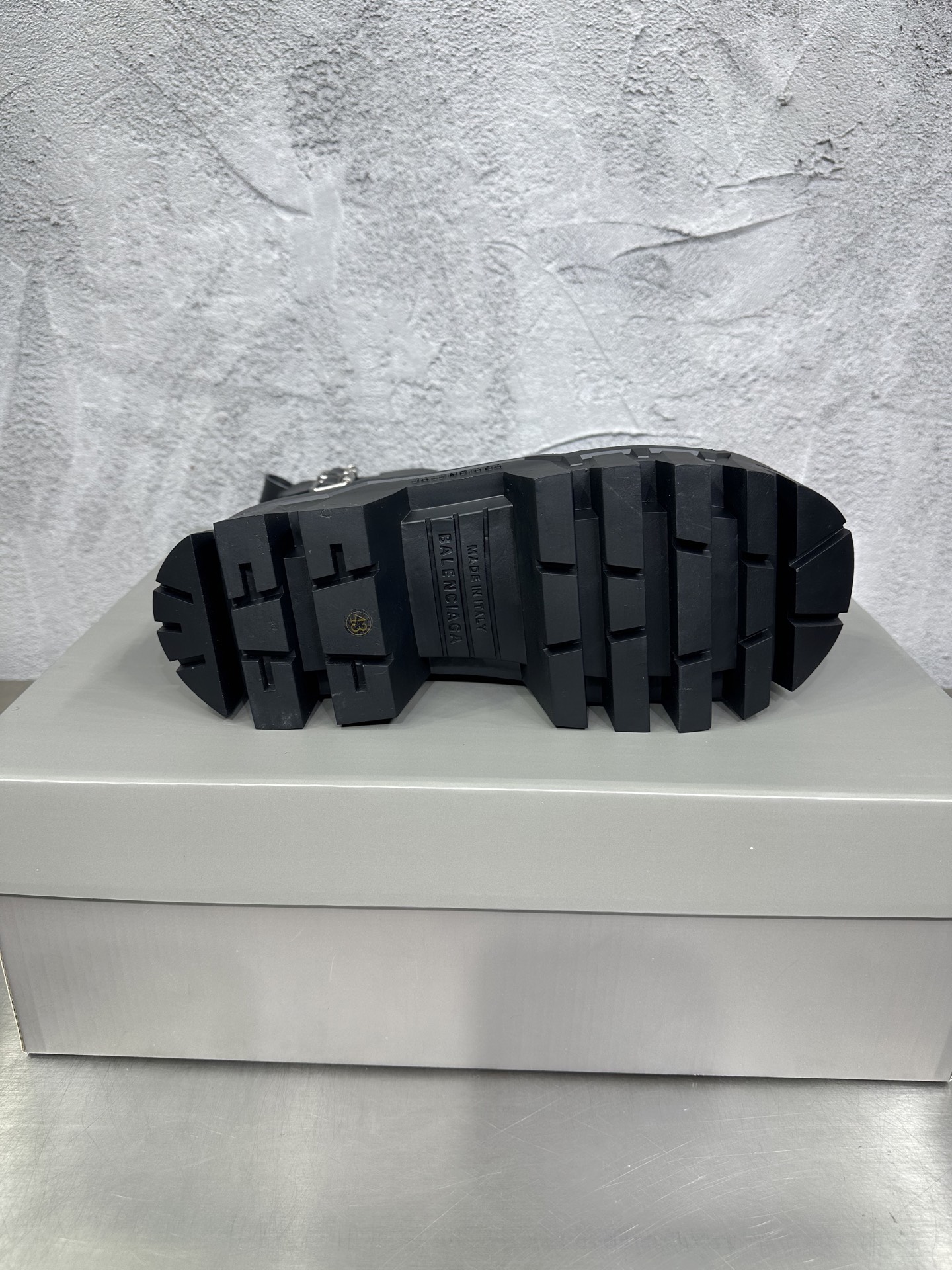Leather Shoes Black L