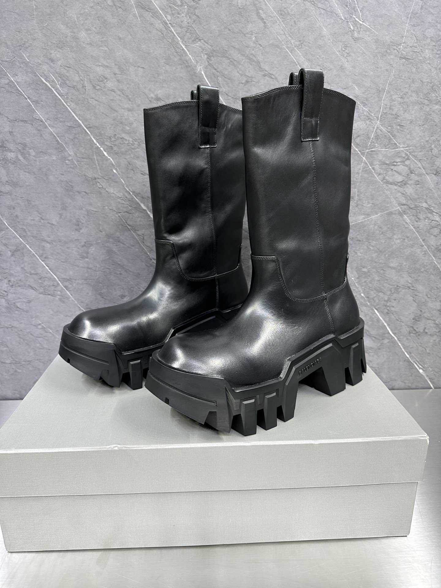 Leather Shoes Black L