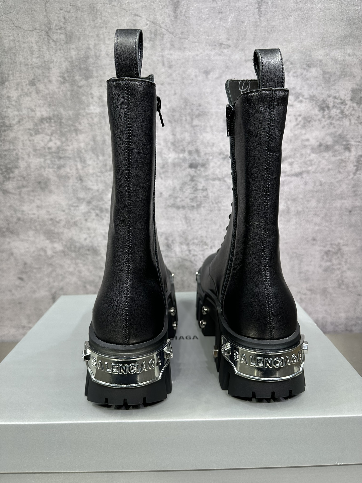 Leather Shoes Black L