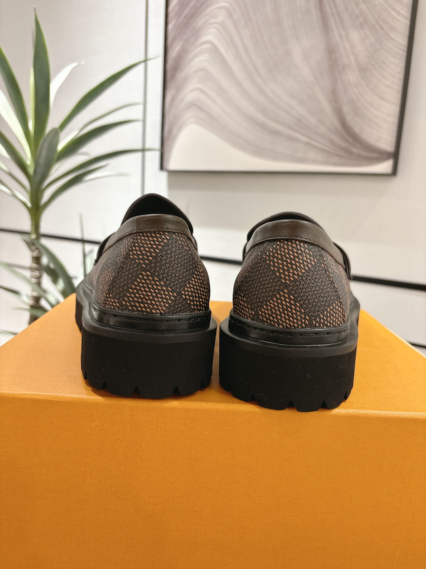 Louis Vuitton Male Loafers Cow Leather M-l-s
