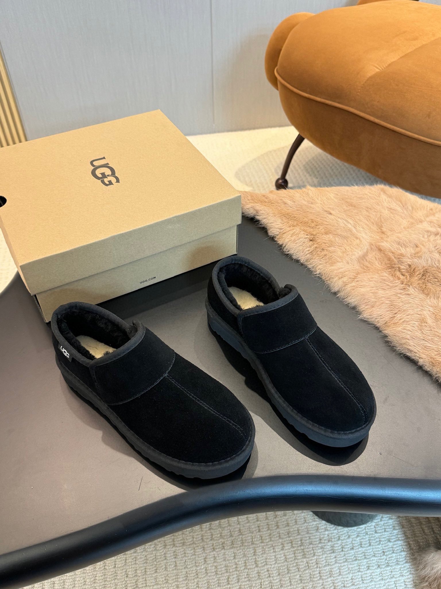 Male Loafers Cow Leather Black L-s