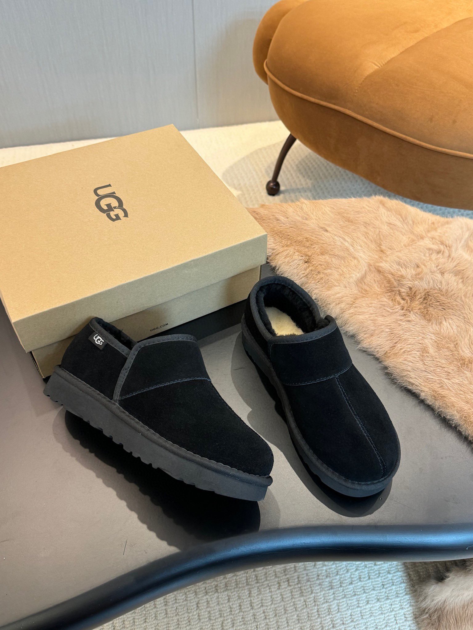 Male Loafers Cow Leather Black L-s