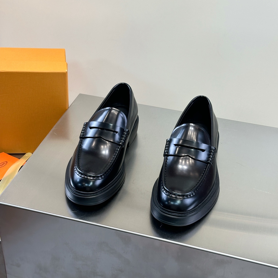 Leather Shoes Cow Leather Black S