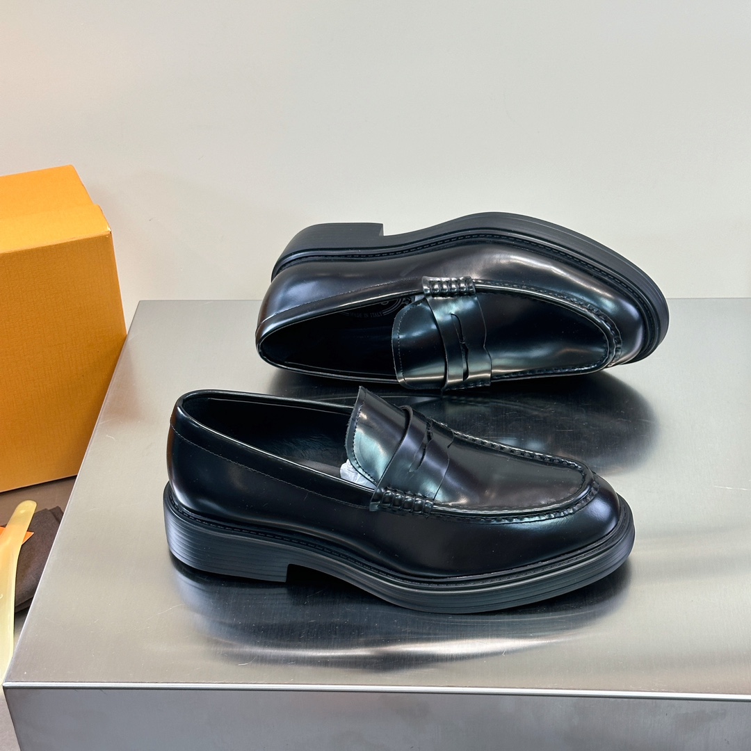 Leather Shoes Cow Leather Black S