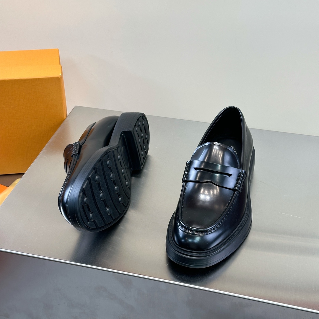 Leather Shoes Cow Leather Black S