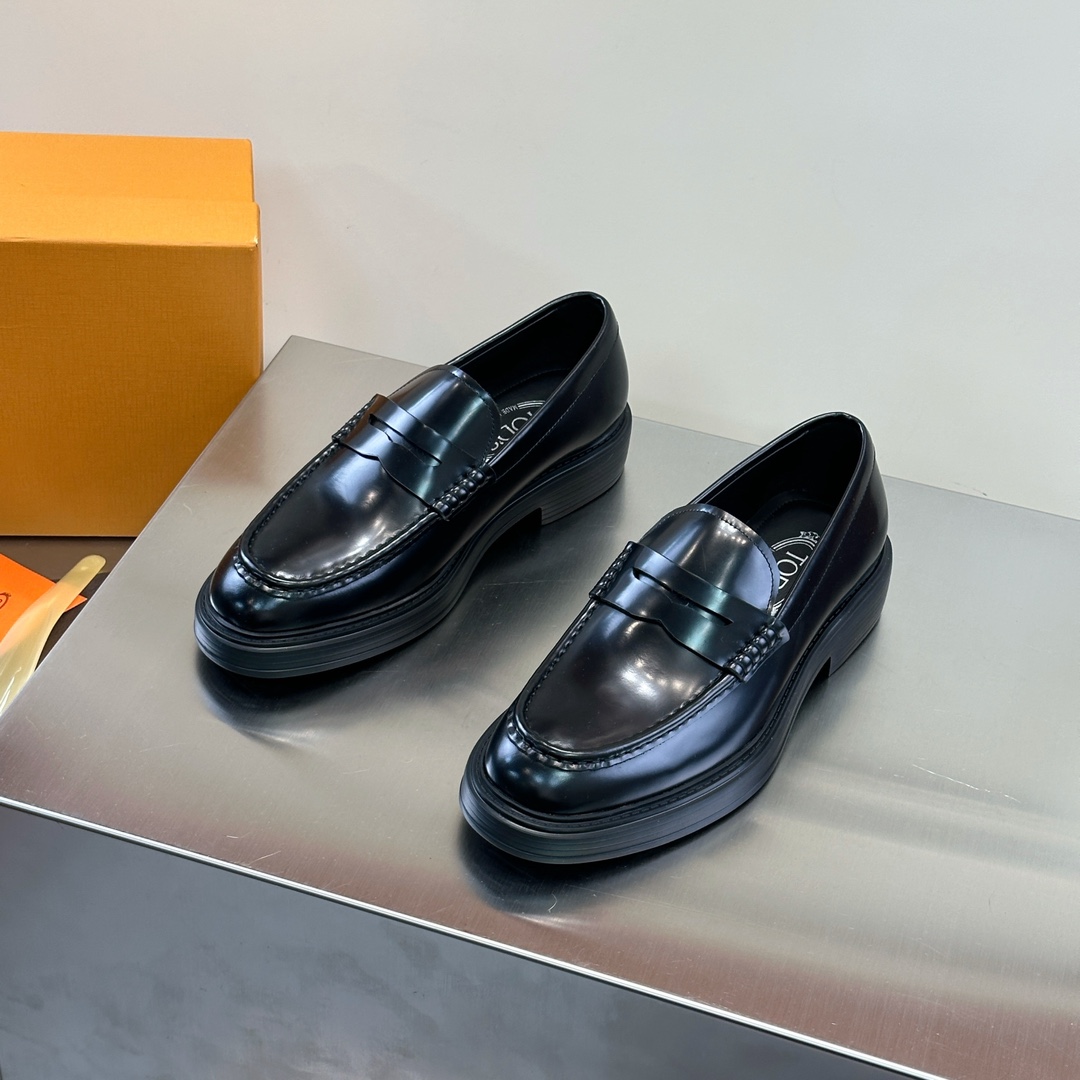 Leather Shoes Cow Leather Black S