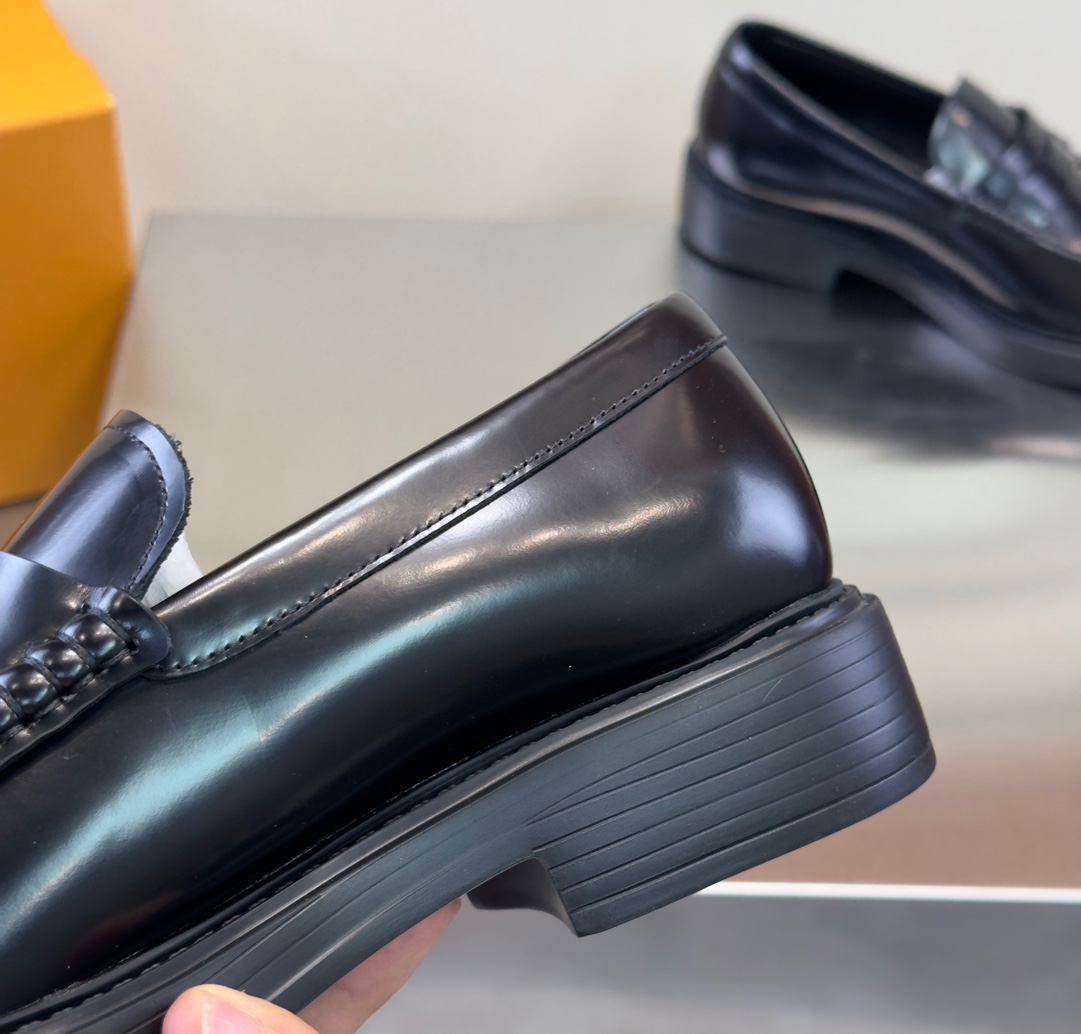 Leather Shoes Cow Leather Black S