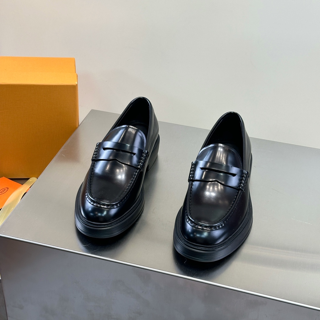 Leather Shoes Cow Leather Black S