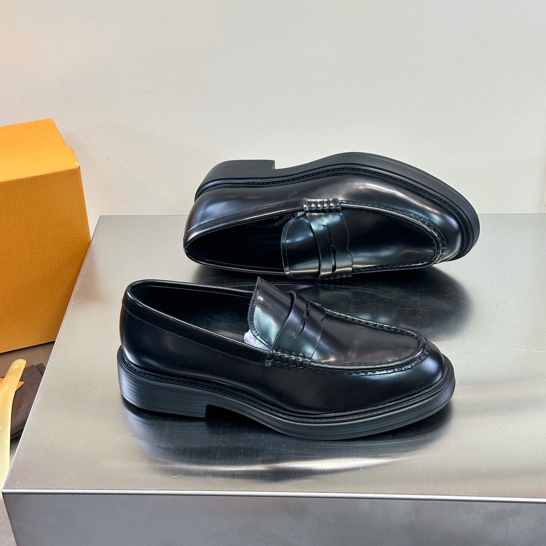 Leather Shoes Cow Leather Black S