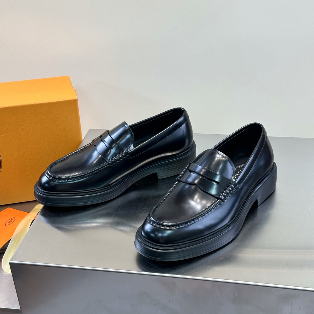 Leather Shoes Cow Leather Black S