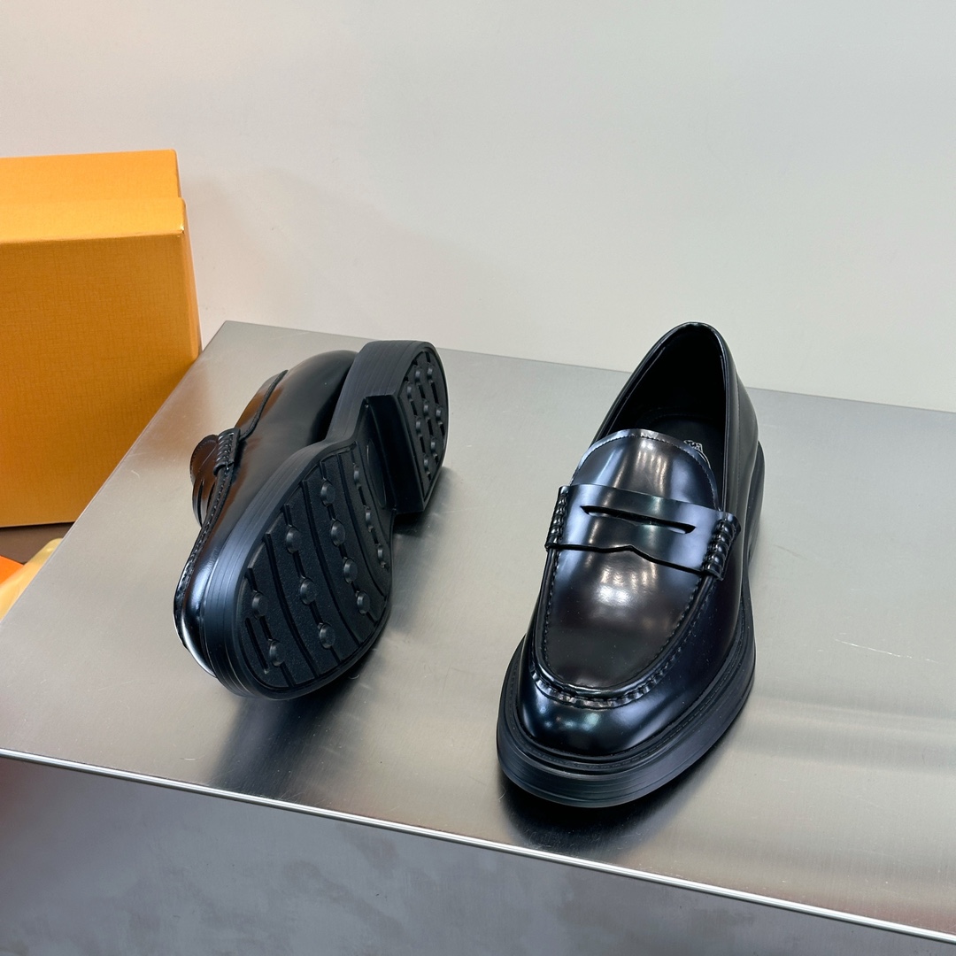 Leather Shoes Cow Leather Black S