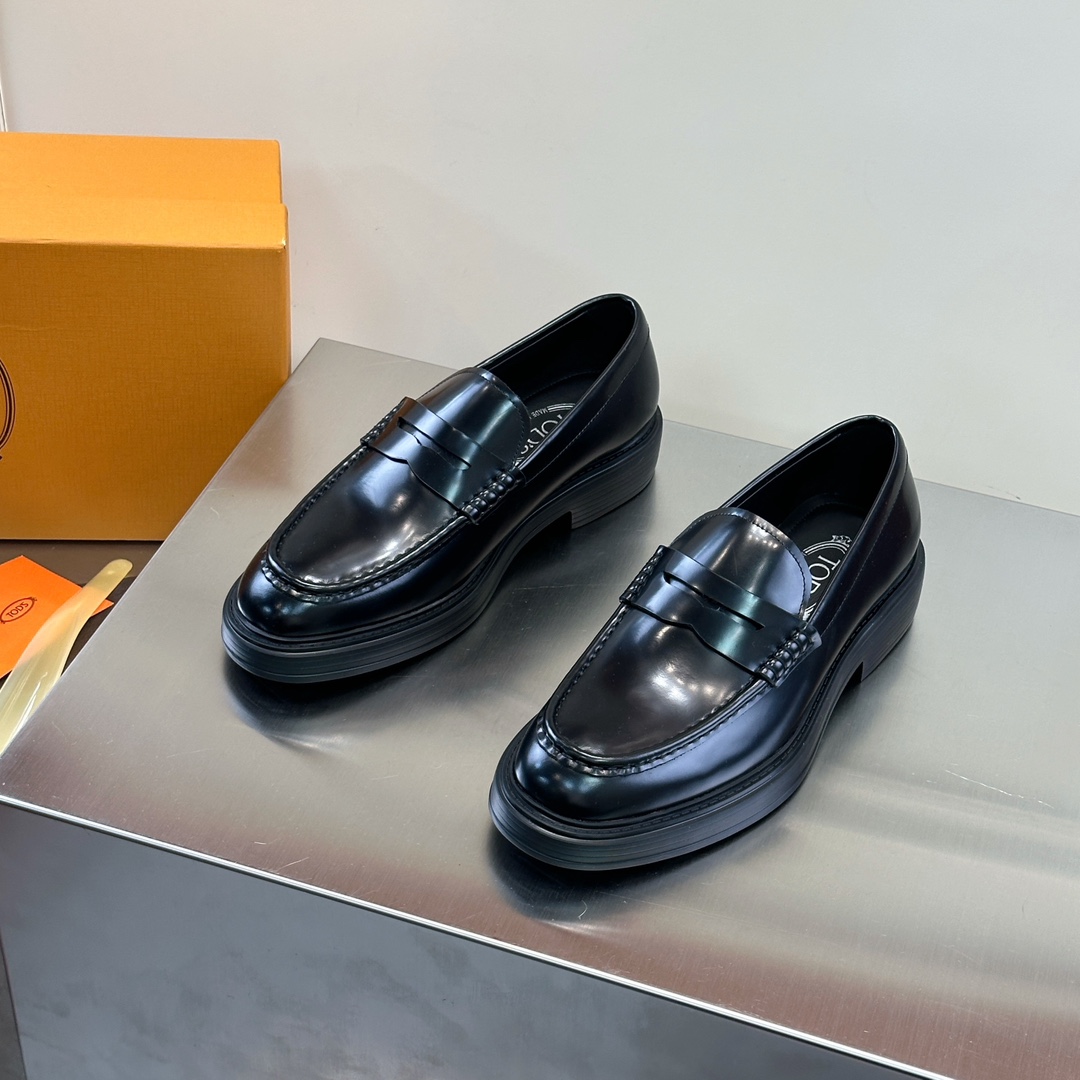 Leather Shoes Cow Leather Black S