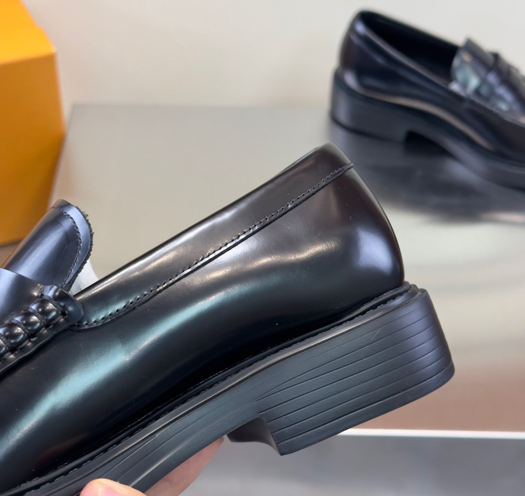 Leather Shoes Cow Leather Black S