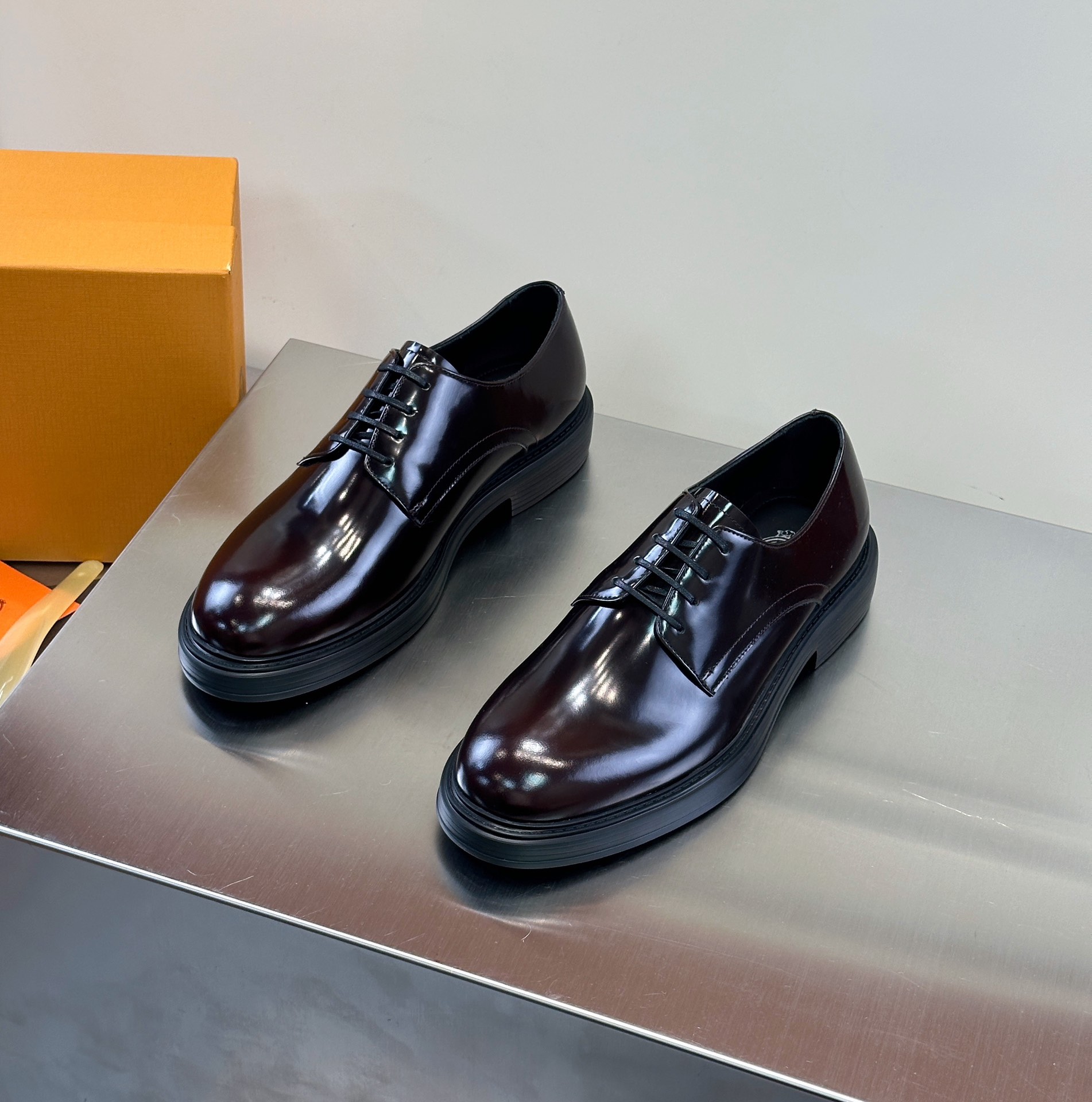 Leather Shoes Cow Leather Black S