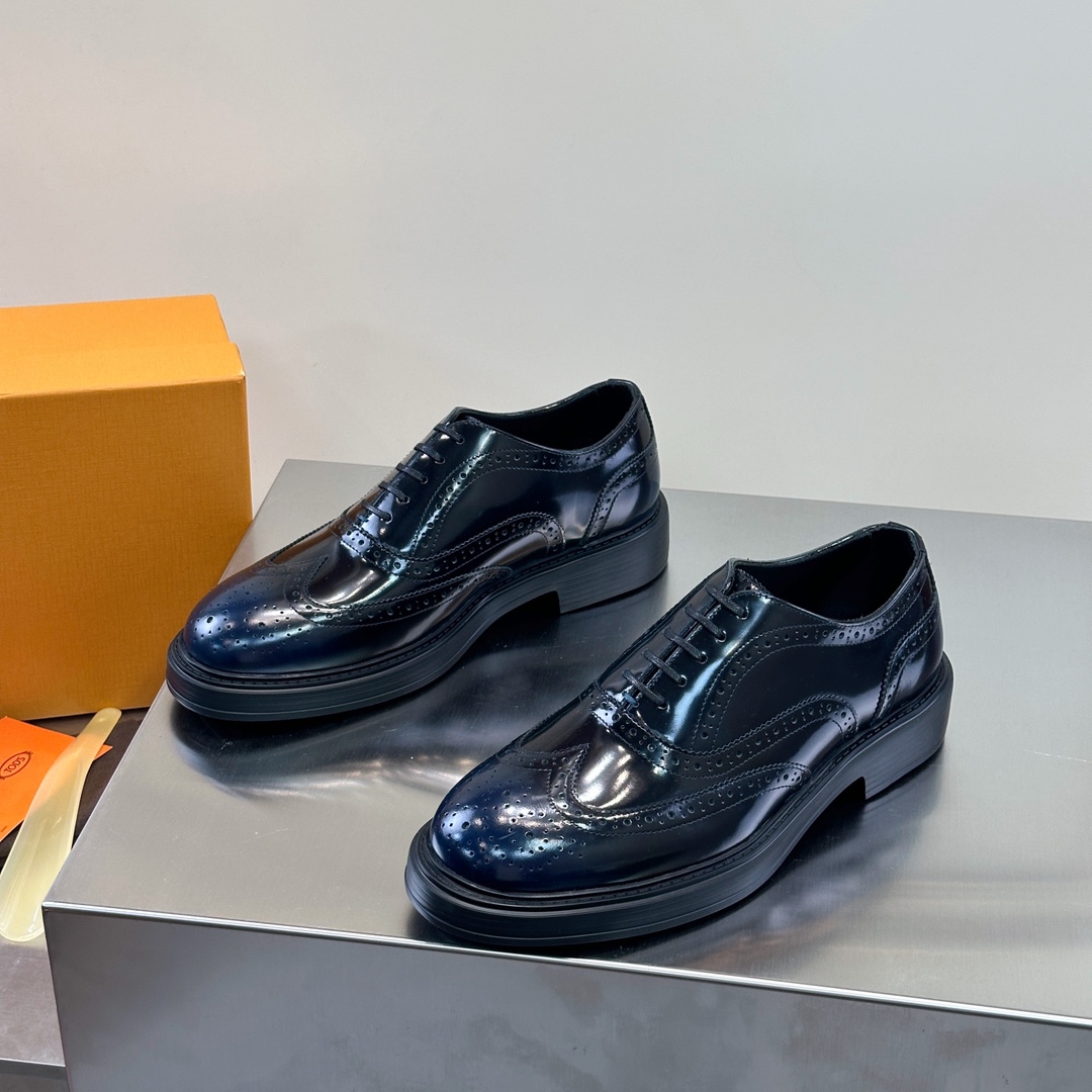 Leather Shoes Cow Leather Black S
