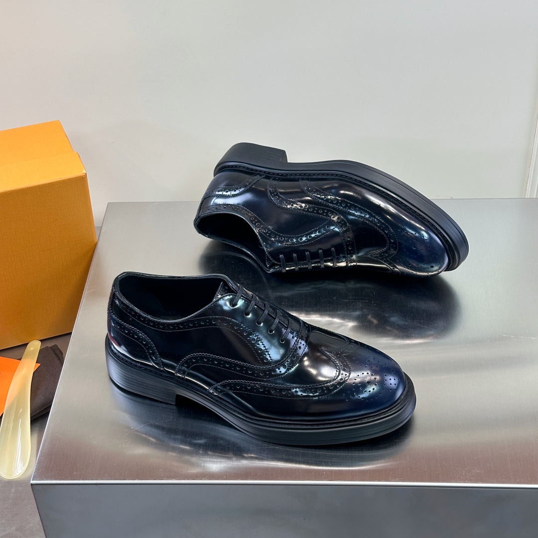Leather Shoes Cow Leather Black S