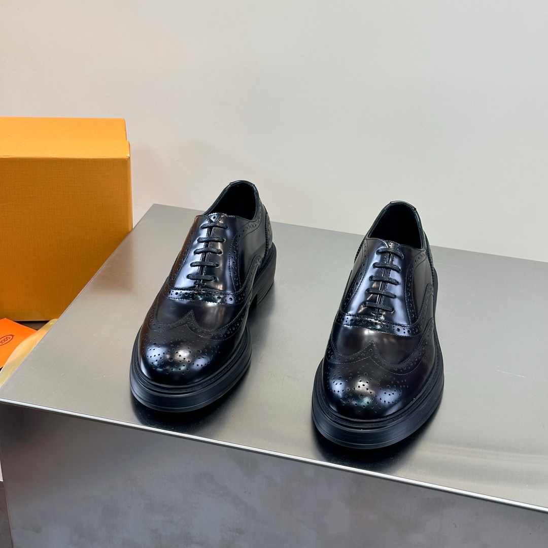 Leather Shoes Cow Leather Black S