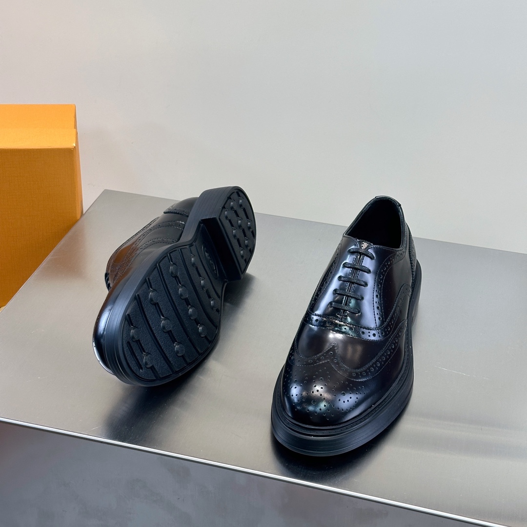 Leather Shoes Cow Leather Black S