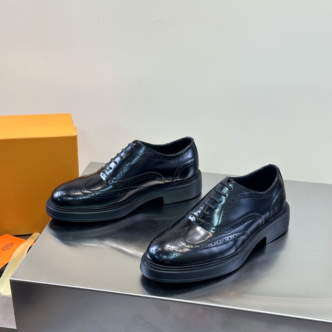 Leather Shoes Cow Leather Black S