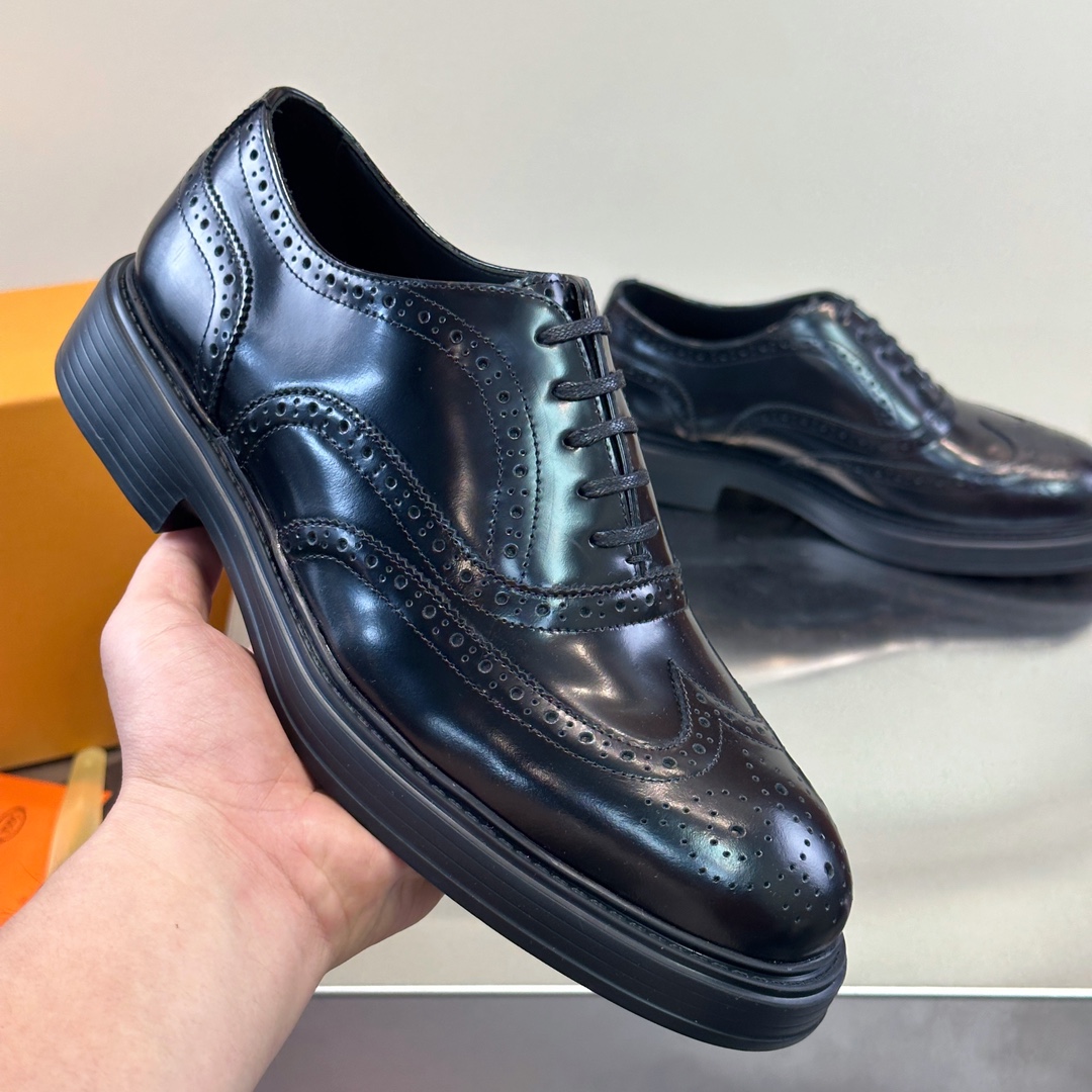 Leather Shoes Cow Leather Black S