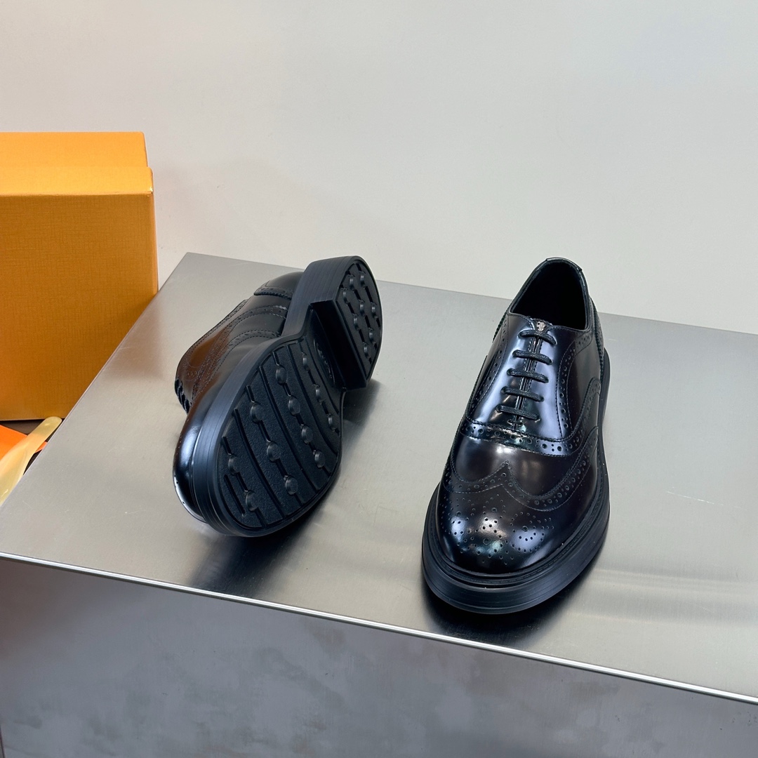 Leather Shoes Cow Leather Black S